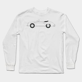 356 Speedster Black Outline Long Sleeve T-Shirt